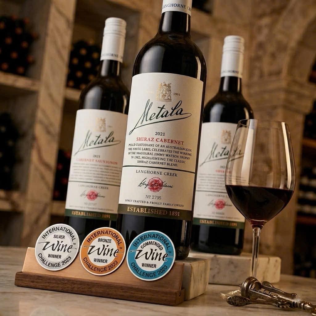 Combo 2 chai rượu vang đỏ Metala Cabernet Sauvignon